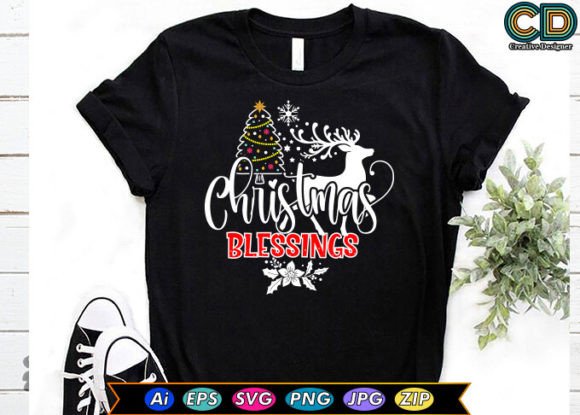 Christmas Blessings T-Shirt Designs