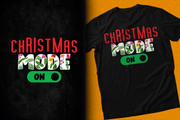 Christmas Mode SVG T-shirt Design