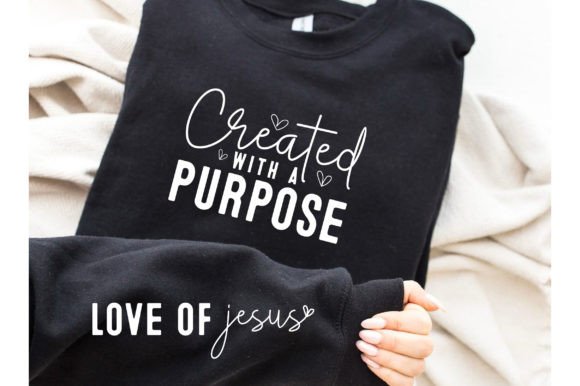 Created with a Purpose Sleeve Design for T-Shirt Designs