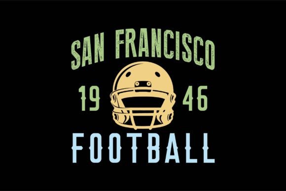 Francisco Francisco 1946 Football and T-Shirt Designs