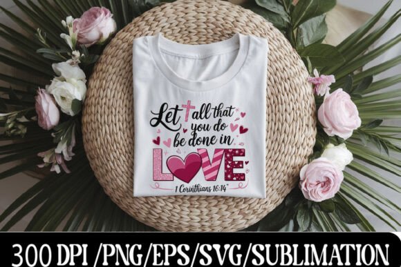 Let All That You Do Be Done in Love T-Sh T-Shirt Designs