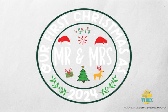 Our First Christmas T-shirt Design