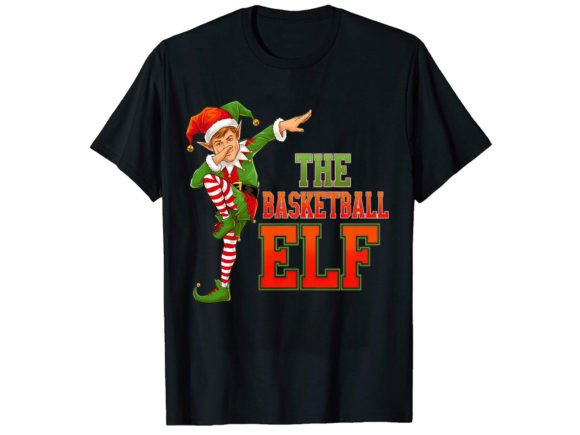 The Basketball Elf T-Shirt Design